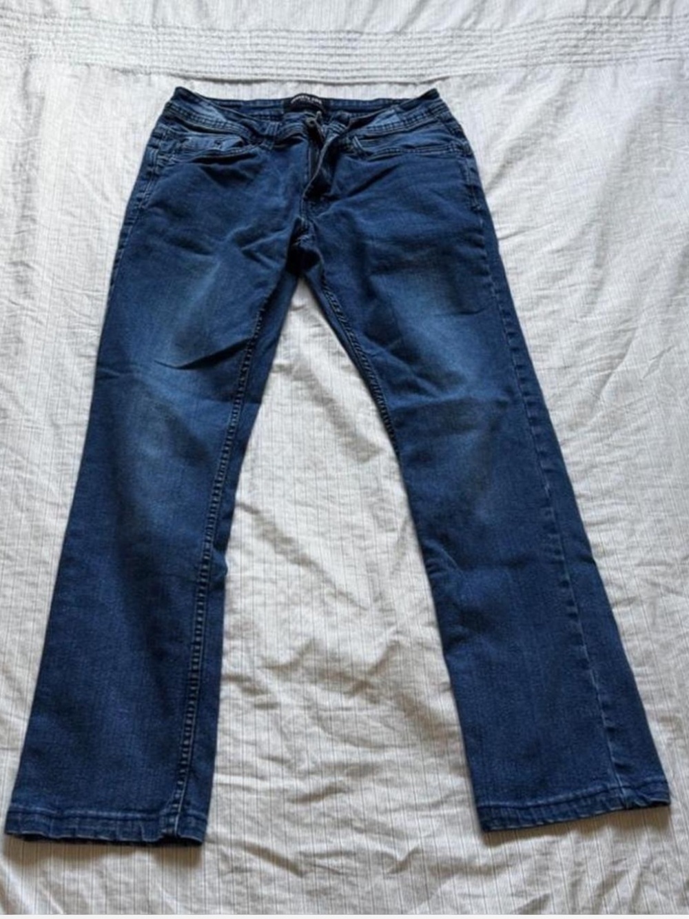 Kenneth Cole Men’s Dark Blue Slim Fit Jeans